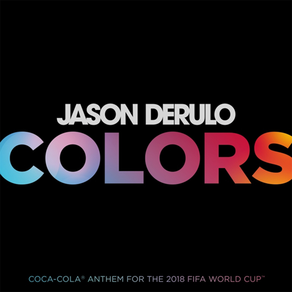 コカ・コーラの2018 FIFAワールドカップ オフィシャルソング、ジェイソン・デルーロの新曲「カラーズ」に決定