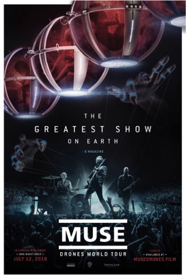 MUSE 史上最大のショー「MUSE DRONES WORLD TOUR」が劇場での上映決定
