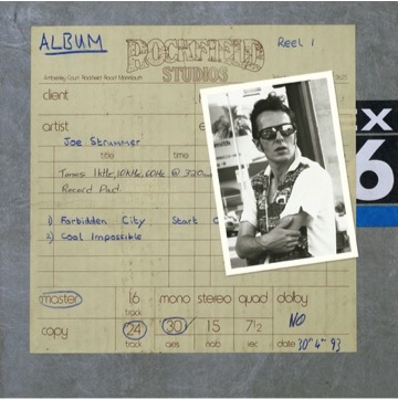 ジョー・ストラマー、アナログ盤「ザ・ロックフィールド・スタジオ・トラックス」を 4月のレコード・ストア・デイにて発売
