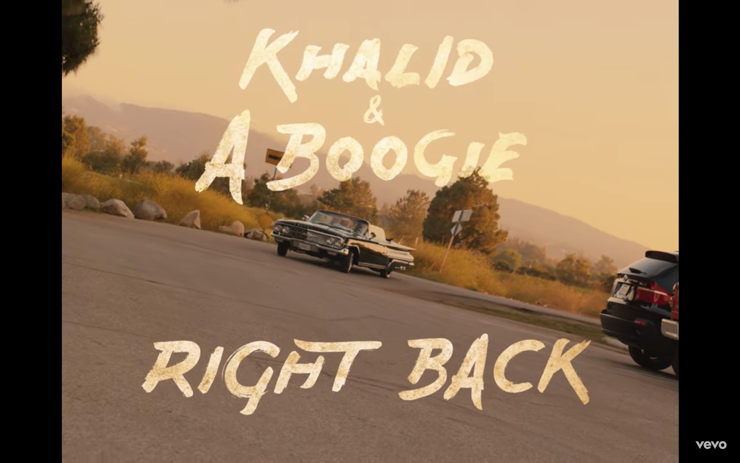 Right back to you. Khalid - right back (Official Video) ft. A Boogie wit da Hoodie.