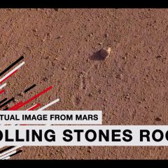 NASA-JPL (NASA-ジェット推進研究所)  火星の岩石に”ローリング・ストーンズ・ロック (Rolling Stones Rock)”と命名