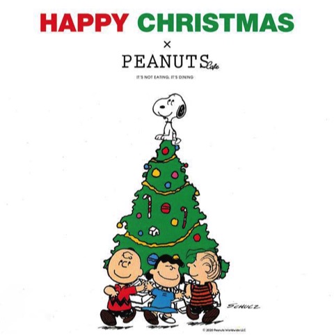人気コミック『PEANUTS』 HAPPY CHRISTMAS×PEANUTS Cafeキャンペーンがスタート