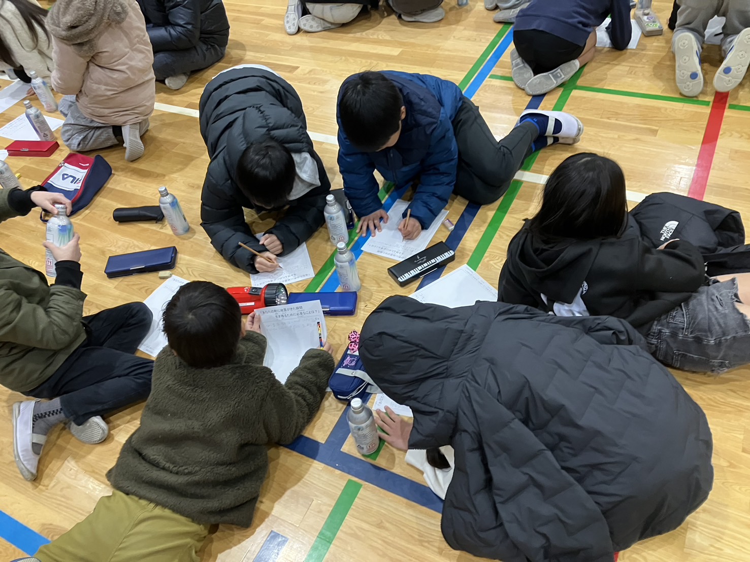 「災害イマジネーション防災訓練」@京都市立藤ノ森小学校